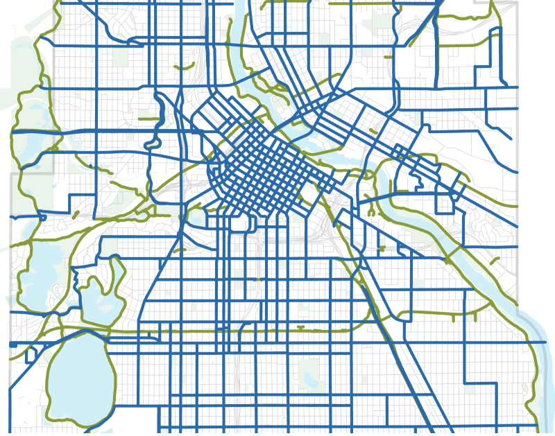 Image of pedestrian network