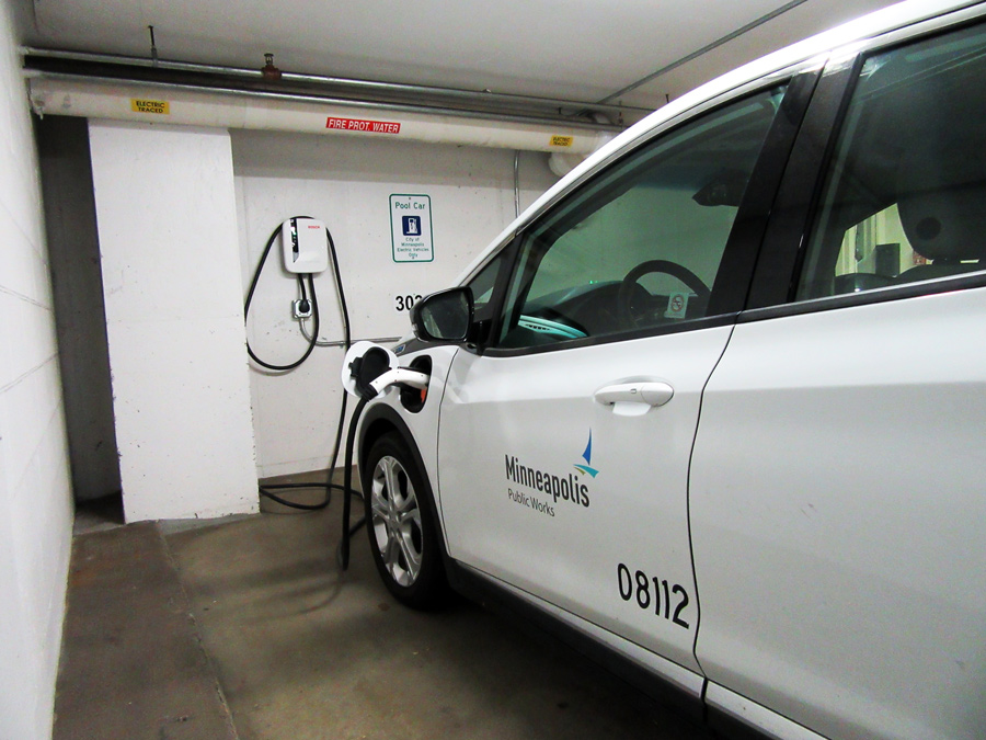 City of Minneapolis electric vehicle fleet 