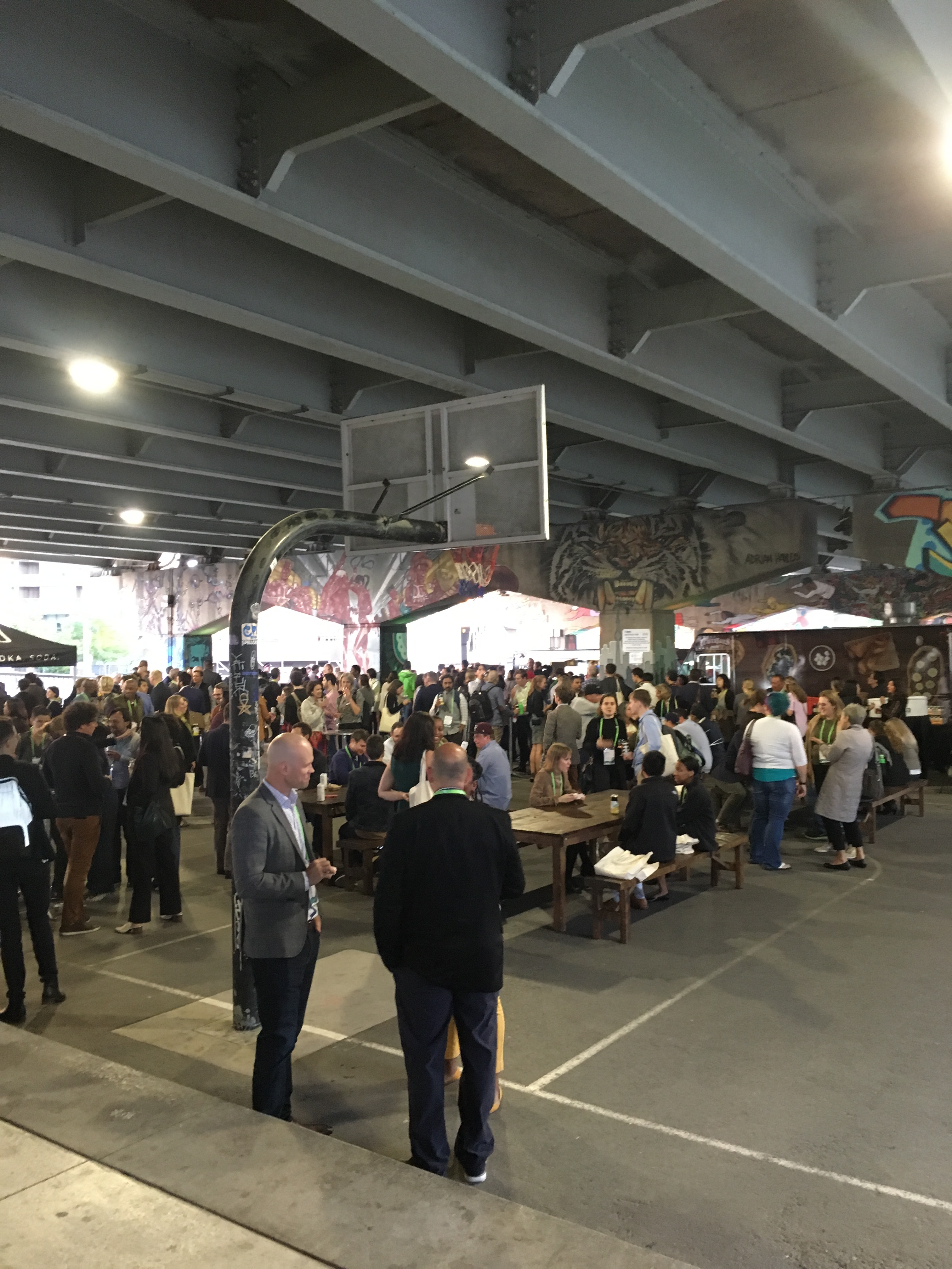 Underpass park in Toronto