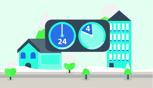 Snow-clearing timelines