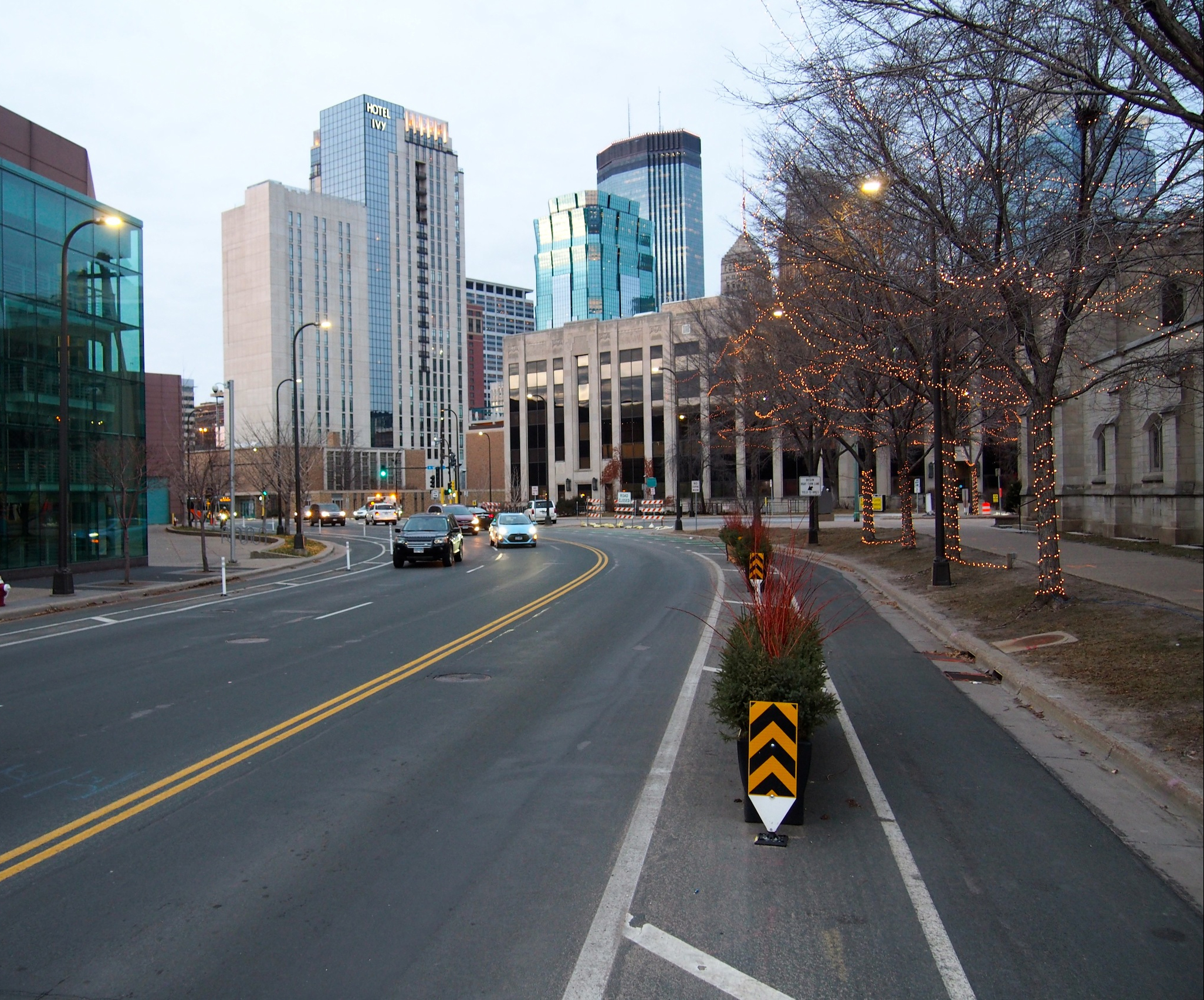 3rd Ave bike planters