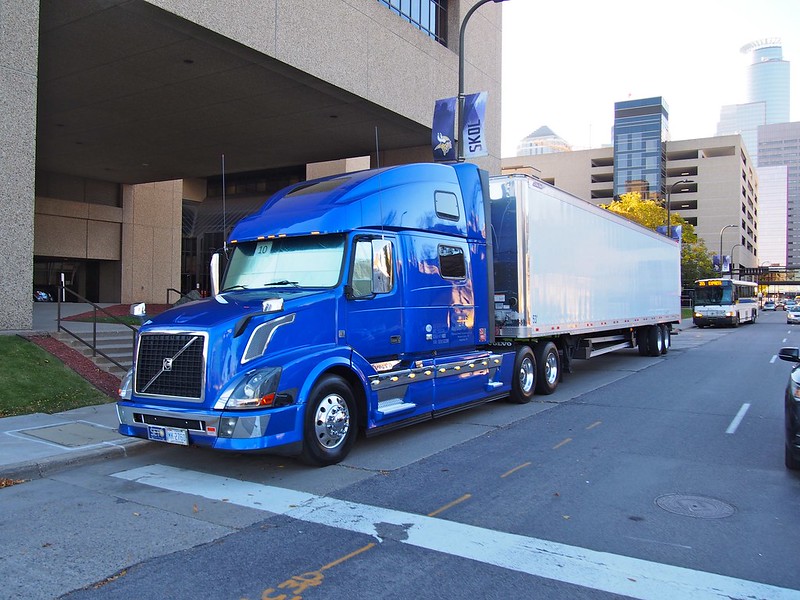 Types of freight: large truck