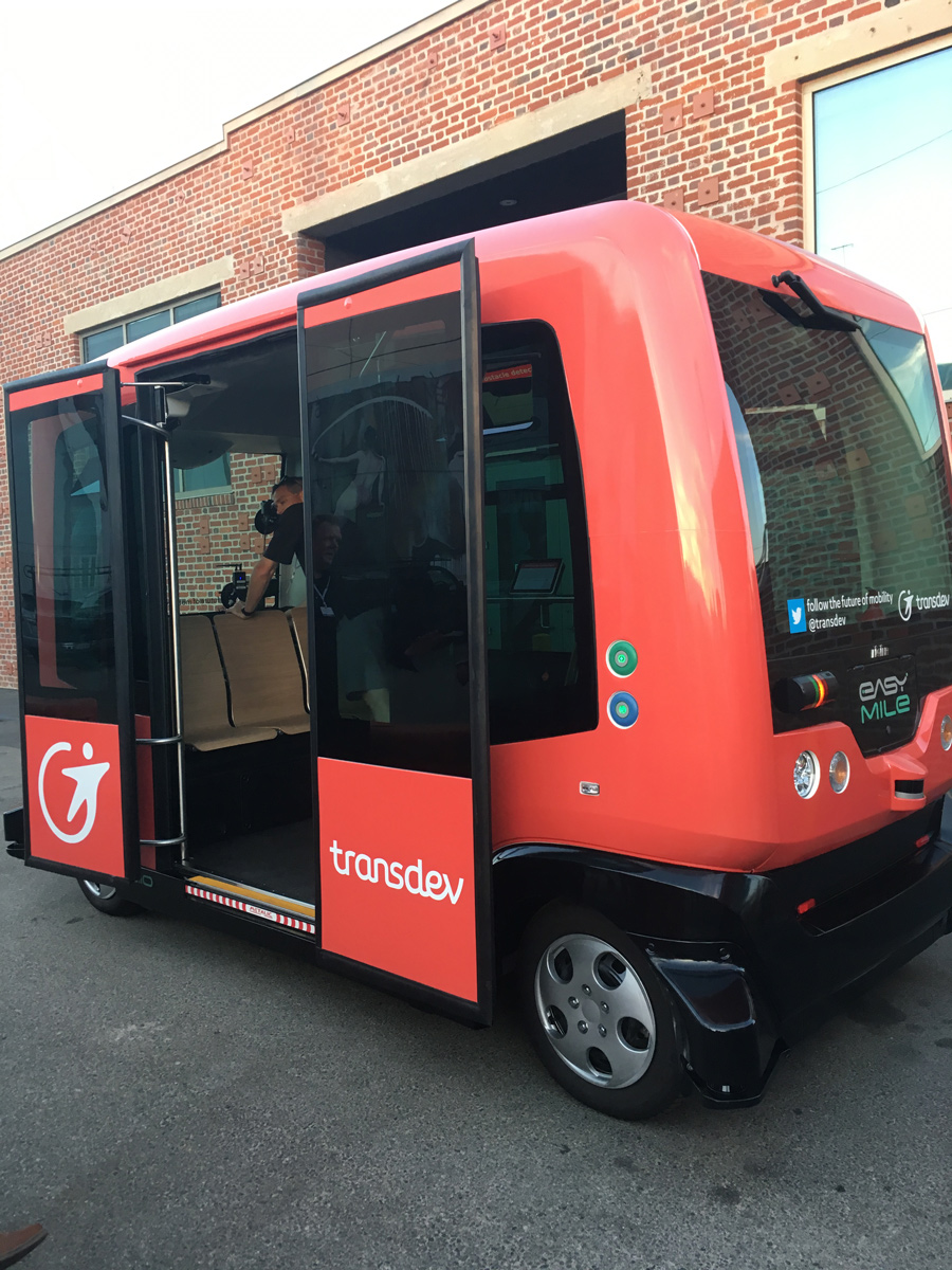 New vehicle type: autonomous shuttle