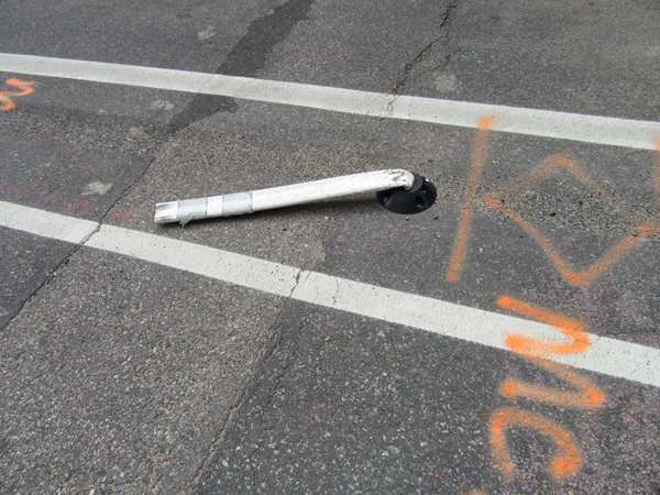 Bollard not maintained